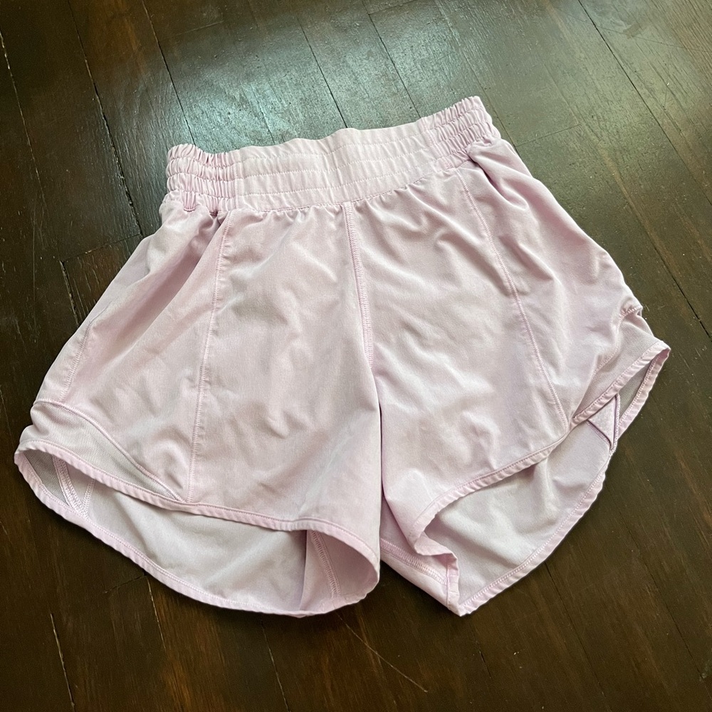 Lululemon Athletica Pink Athletic Shorts Lightweight Moisture-Wicking
